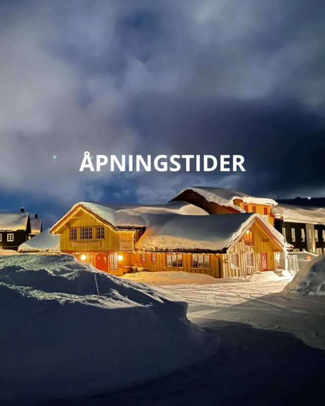 Informasjon om våre åpningstider: 

🏘️ Resepsjonen: 
Man-fre: 7 - 21
Lør: 8 - 21
Søn: 8 - 18 

🍽️ Restaurant: 
Man-fre: 15 - 20
Lør: 13 - 20
Søn: 13 - 17

Velkommen! 

#fjellbyenhovden